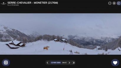 Premières chutes de neige et ouverture des remontées mécaniques le 7 décembre à Serre Chevalier