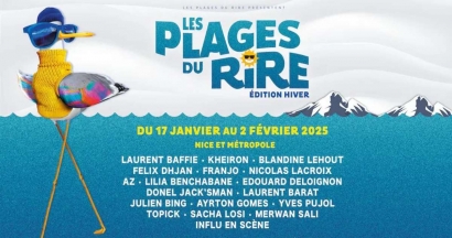 Les Plages du Rire à Nice : Une édition hivernale pour réchauffer vos zygomatiques