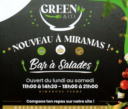 Nouveau à Miramas : Green & Co, la restauration rapide, gourmande, saine et éthique