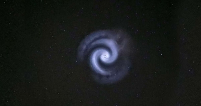 Une étrange spirale dans le ciel ce lundi soir, voici l'explication 