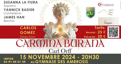 Gagnez vos invitations pour Carmina Burana Ã  Plan de Cuques