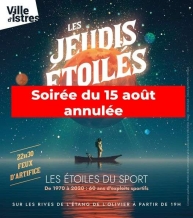 Istres : Le feu d'artifice des Jeudis étoilés prévu ce jeudi 15 août est annulé en raison des orages