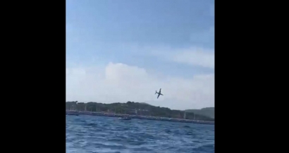 Un Fouga Magister se crashe en mer lors d'un meeting aérien au Lavandou