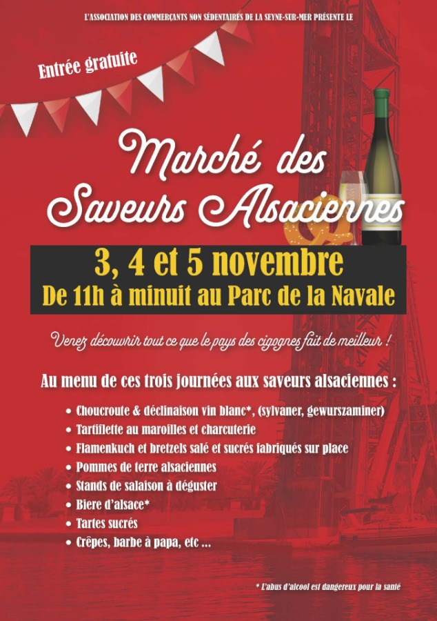 Un marché pour découvrir les saveurs alsaciennes ce weekend à la Seyne